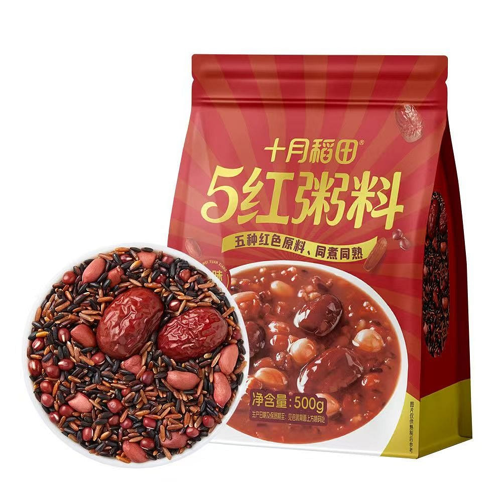 Sweet and tasty, October paddy field 5 red porridg 500 g