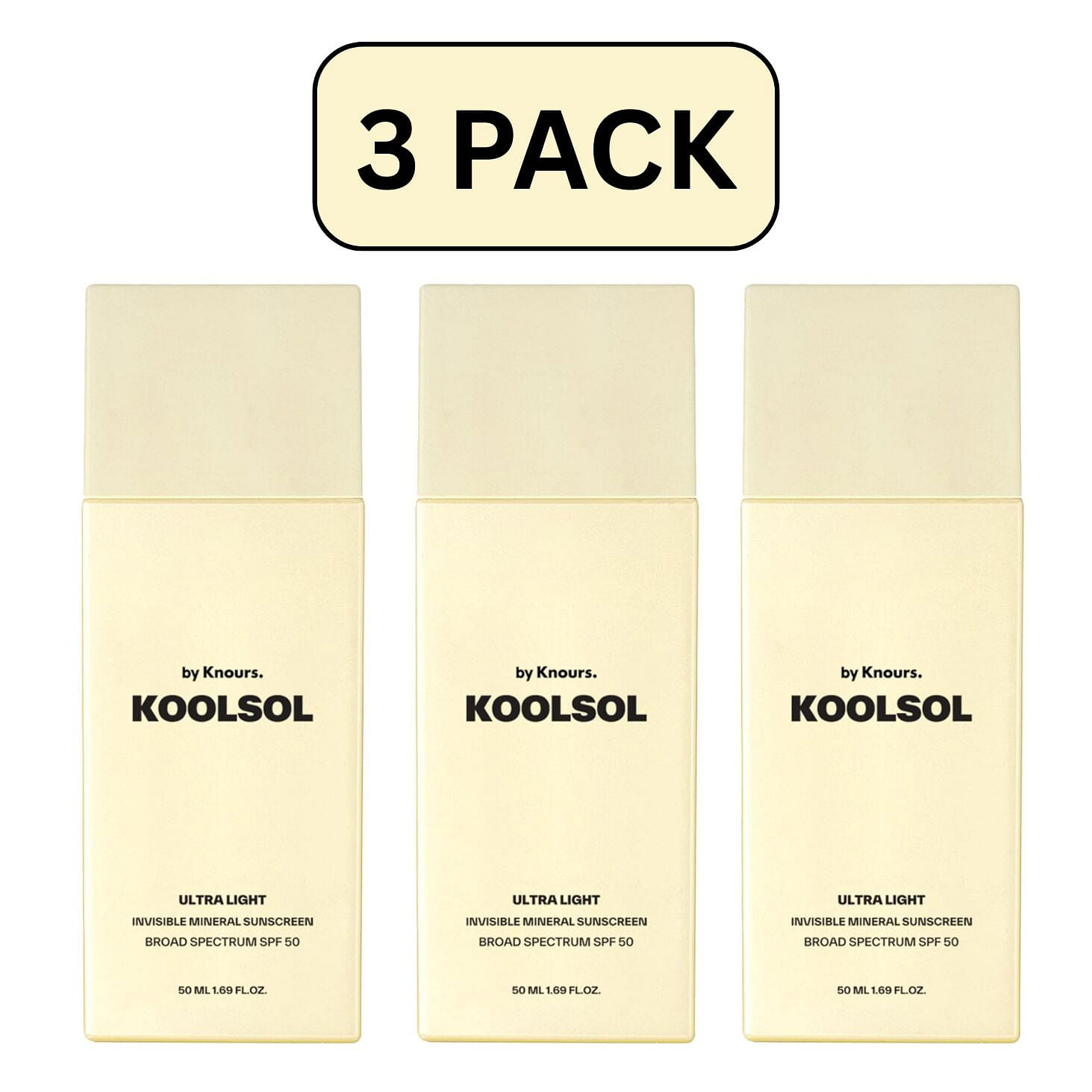 Koolsol Mineral Sunscreen SPF 50 - 3-Pack 50 ml