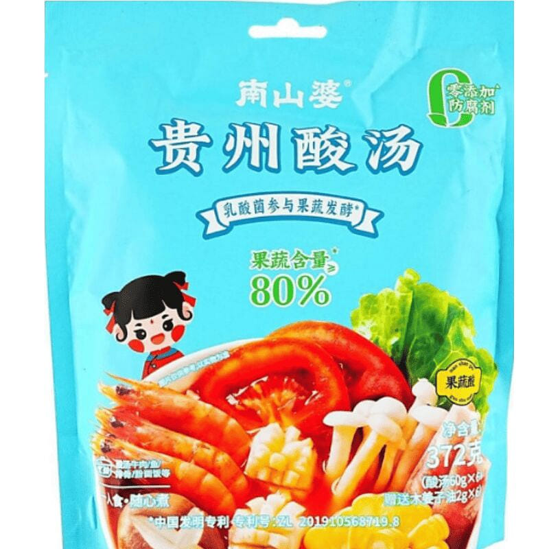 Nanshanpo Sour Soup Hot Pot Base372g*1 372 g