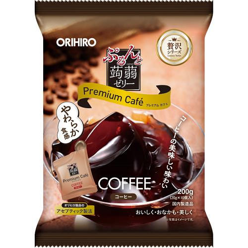 ORIHIRO Premium Cafe Coffee Konjac Jelly 10pcs 1 each
