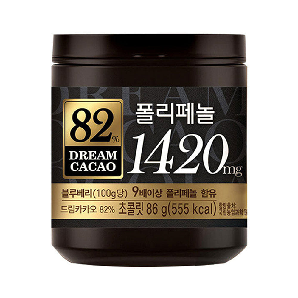 롯데제과 드림카카오 82% 폴리페놀 초콜릿 86 그램