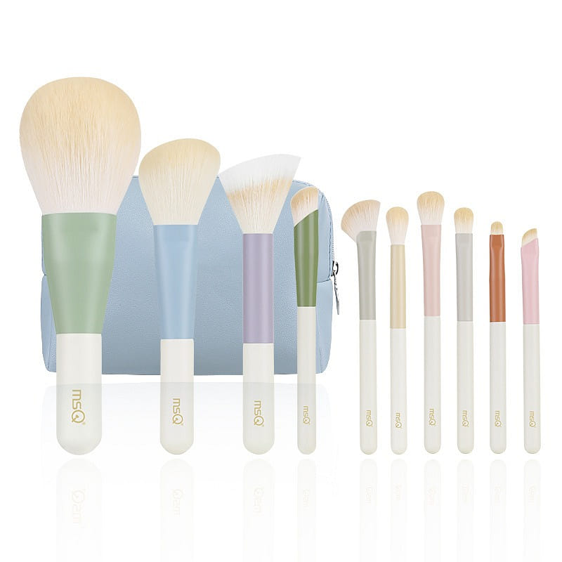 MSQ Mini Molandi Series 10 makeup brush set 1 each