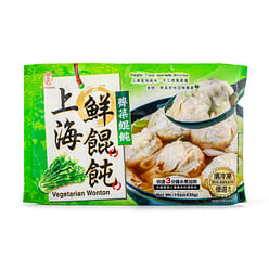Shang Hai Style Vegetarian Wonton Frozen 15 oz