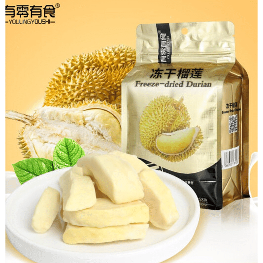 lingshi Freeze dried durian dried 58 그램