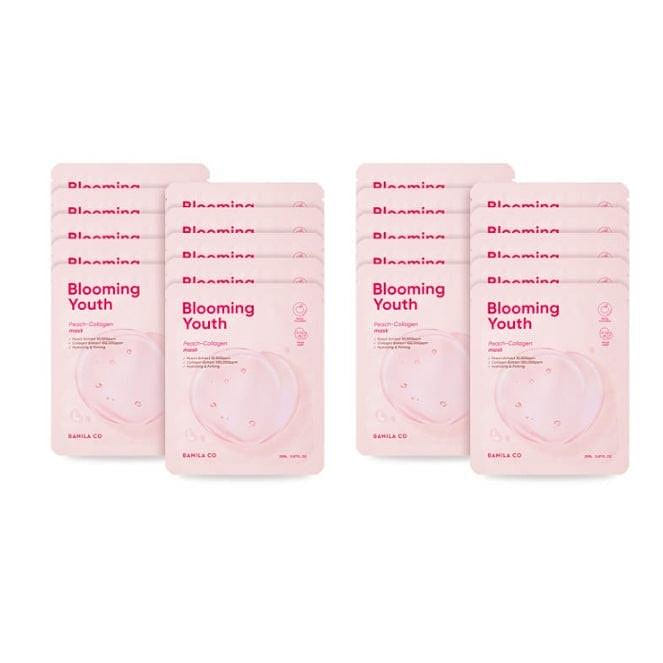BANILA CO Blooming Youth Peach Collagen Mask 20pcs 1 each