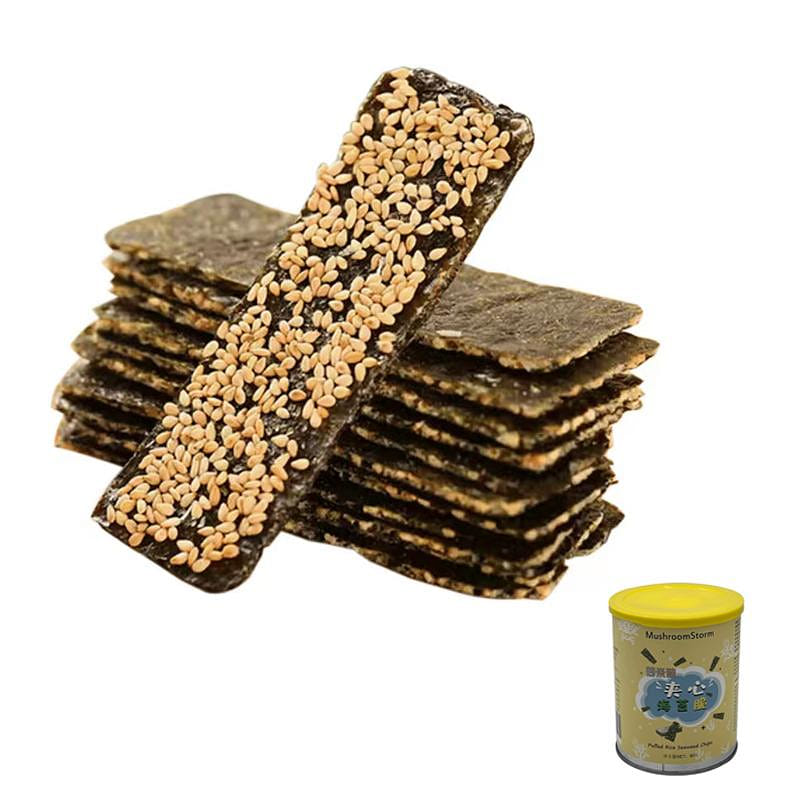 Puffed Rice Seaweed Chips 80 g
