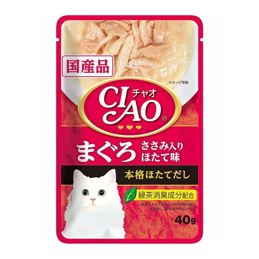 CIAO Pouch Scallop Soup Base With Tuna 40 그램
