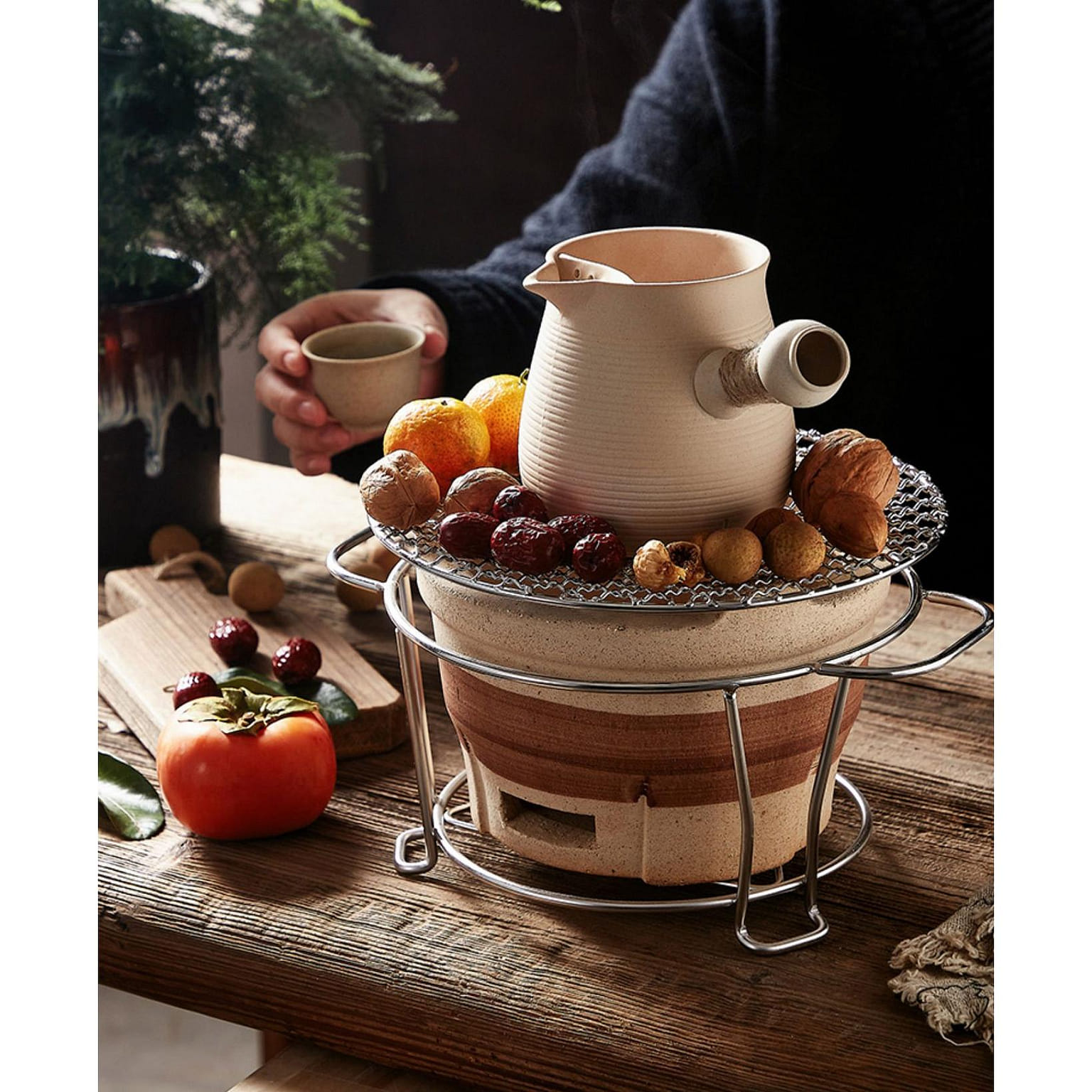 Stove Boiled Tea Party Set/Chinese& Japanese Tea Set/ Tea Stove 1000 밀리리터