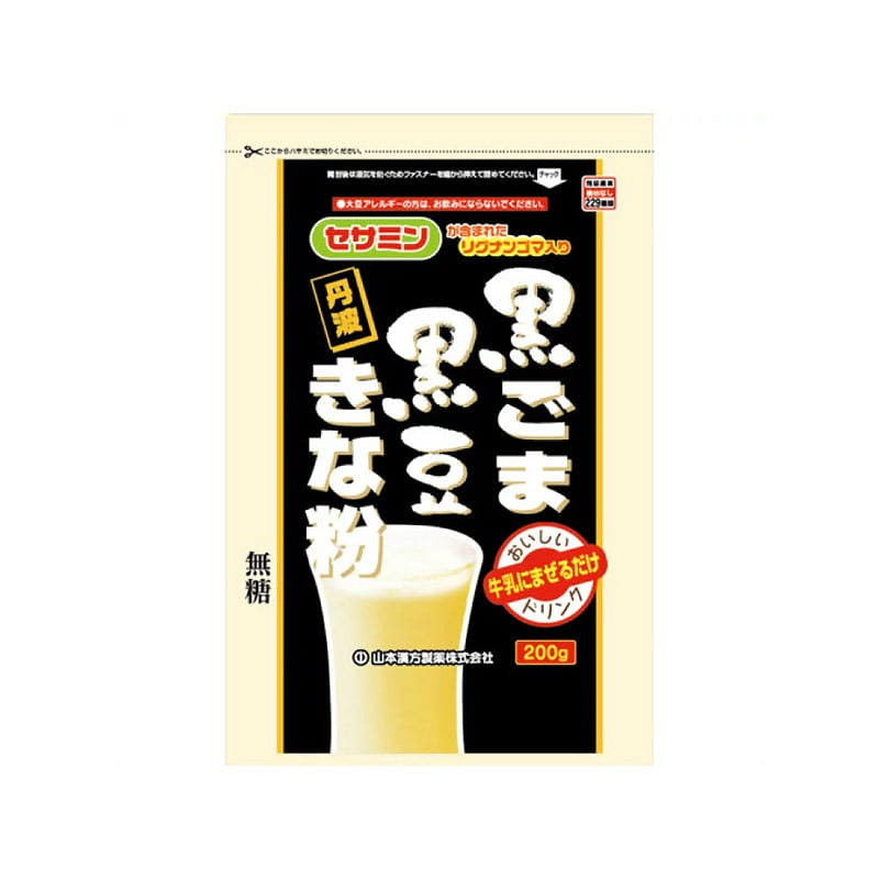 山本汉方制药 无糖 黑豆 黄豆粉 200g 1 份