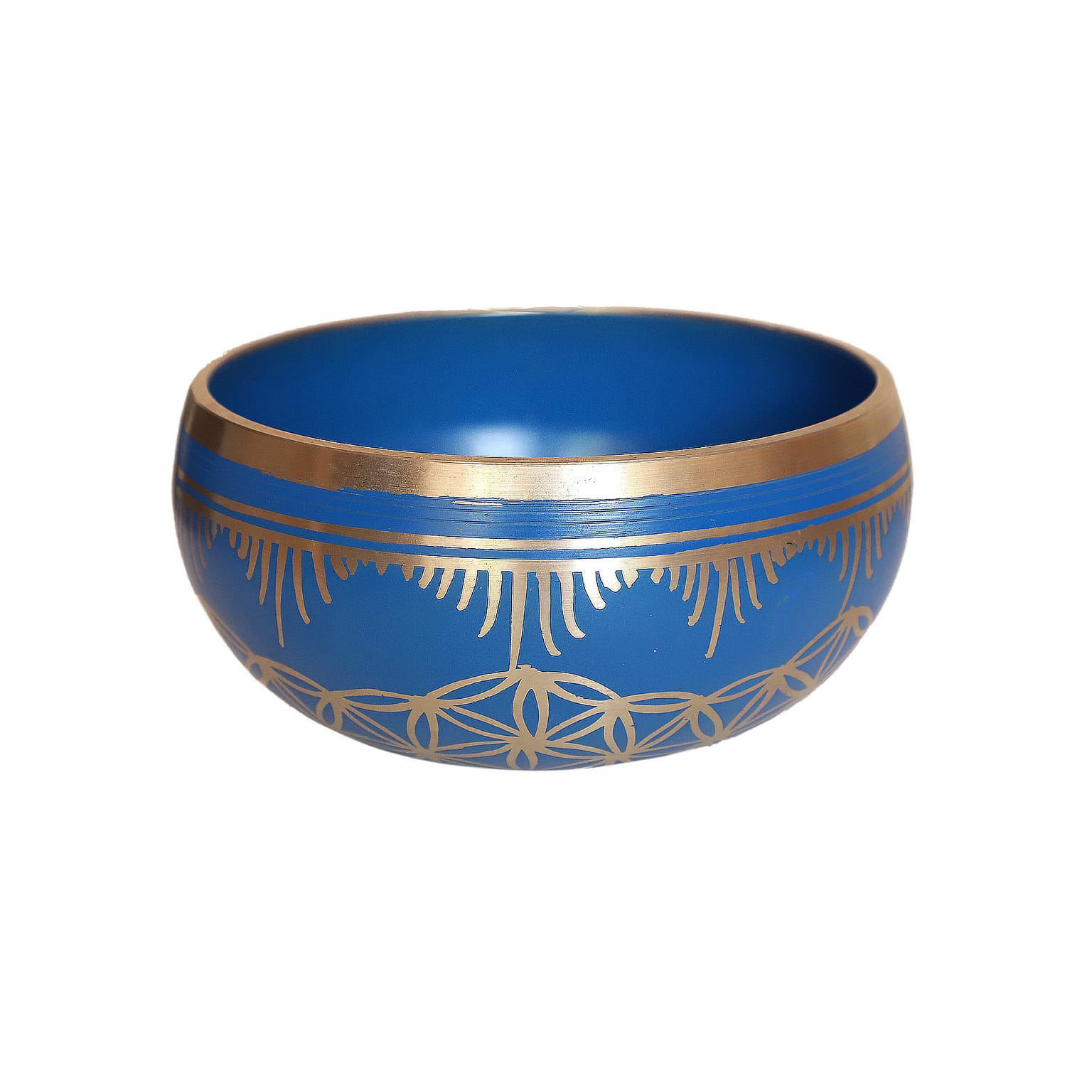 Cottage Handicraft, Ajna Chakra - Indigo coloured Tibetan Singing Bowl 1 个
