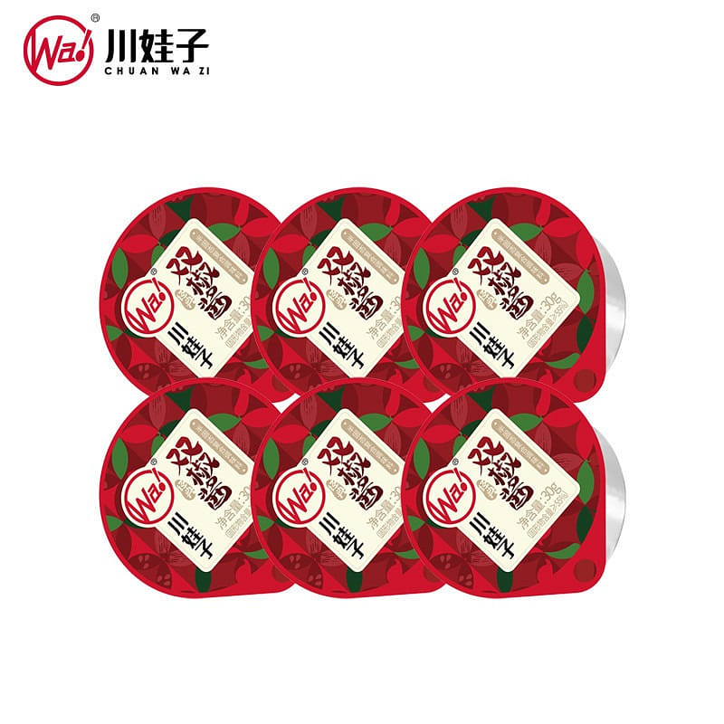 Chuanwazi Double Chili Sauce 30g*6 cups 180 g