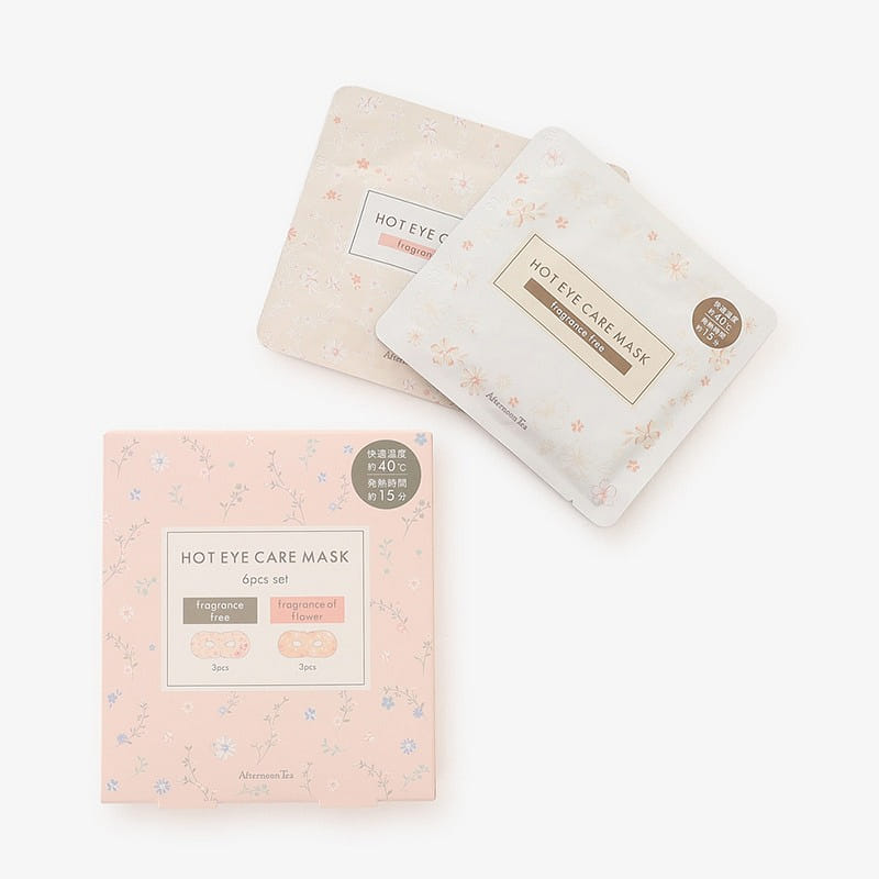AFTERNOON TEA アイケアマスク 6枚入(無香料タイプ・フローラルタイプ 各3枚) 1 個