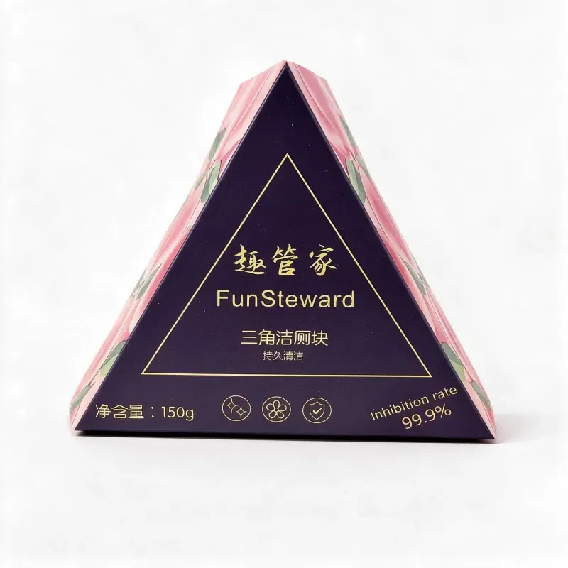 Qu Manager Triangle Blue Toilet Cleaner 150g 1 box