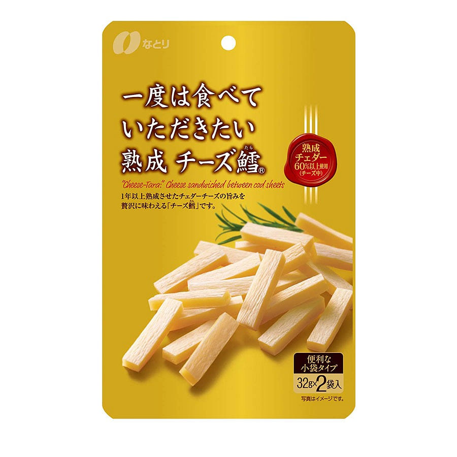 Natori Cheese Tara Cheese Sandwiched Lefureen Cod Sheefs 64 그램