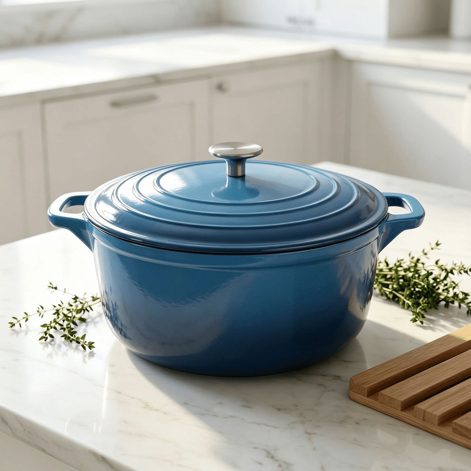 [Premium Black Glaze] 5.5QT Cast Iron Dutch Oven 1 each