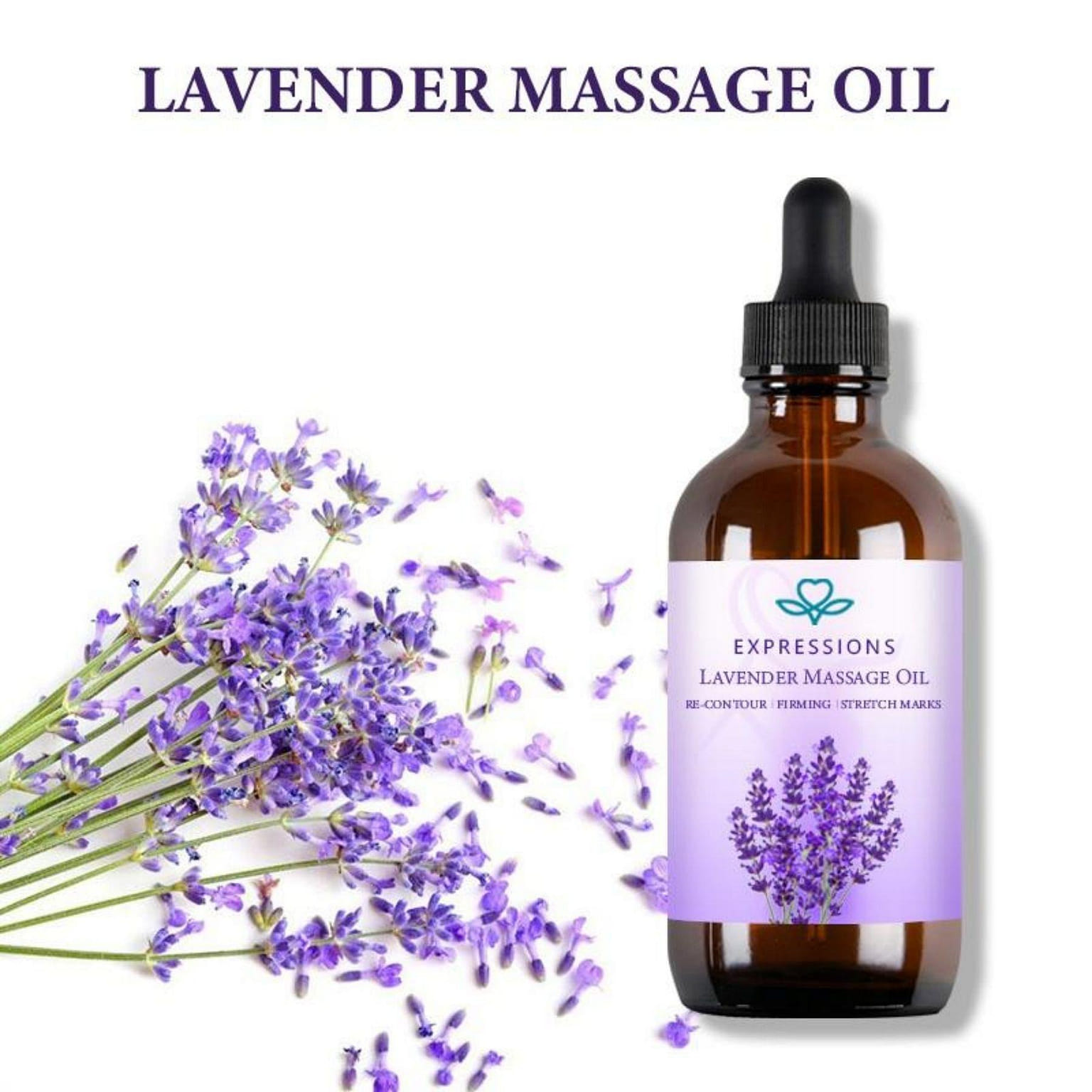 EXP Expressions Lavender Massage Oil 100 밀리리터