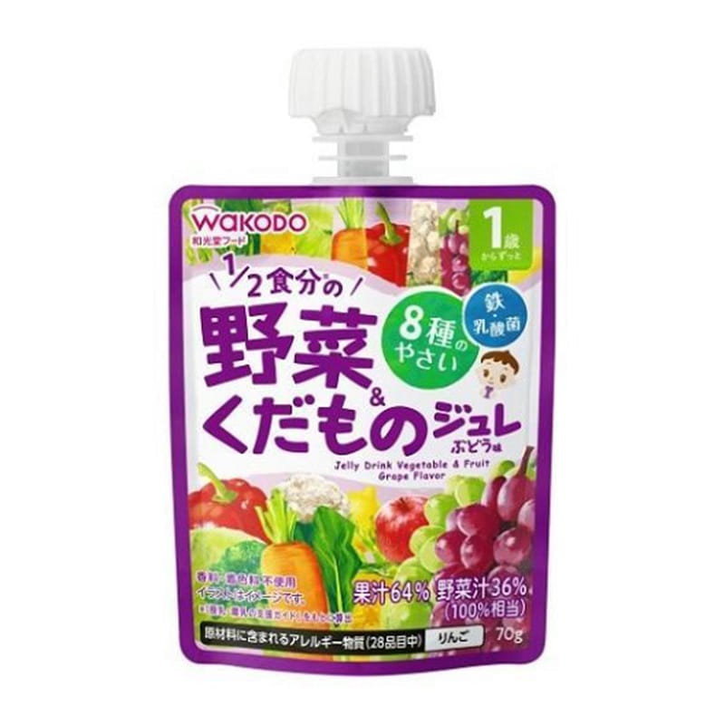 WAKODO Fruit&vegetable juice for 70g grape 1 개