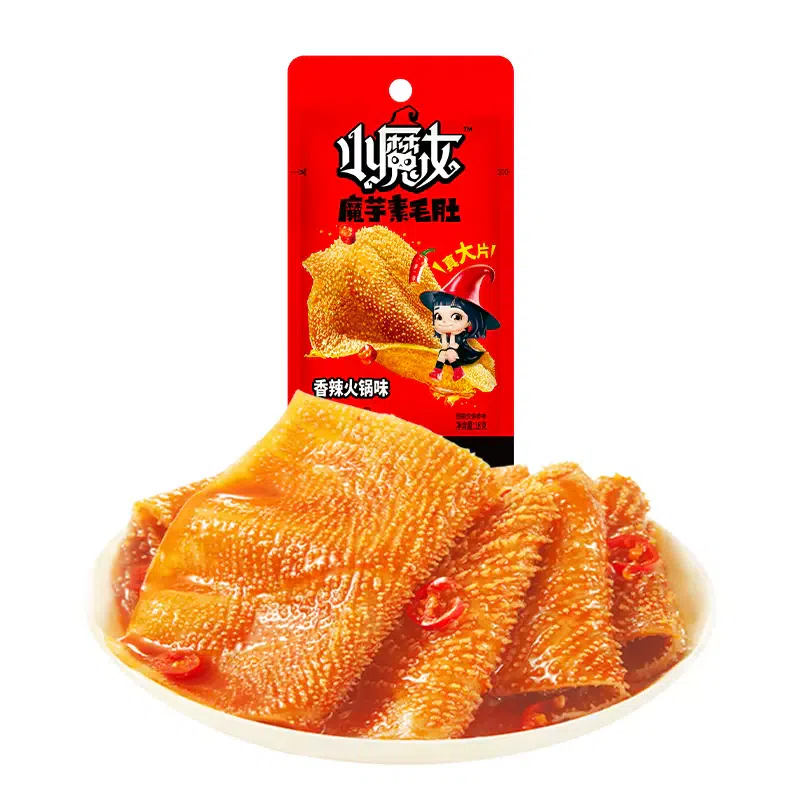 konjac glucomannan, tripe, spicy hot pot flavor 90 กรัม