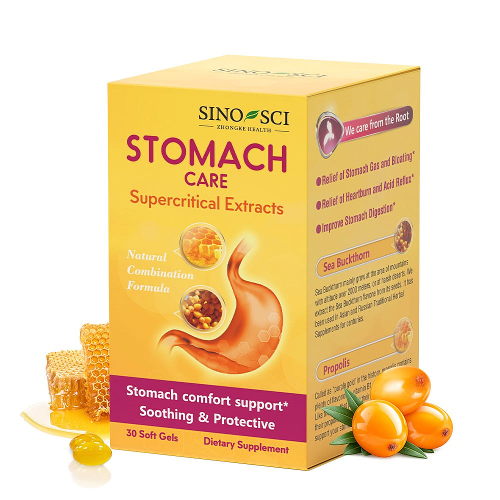 Sino-Sci Stomach Care - Digestive Support 30 Caps 1 bottle