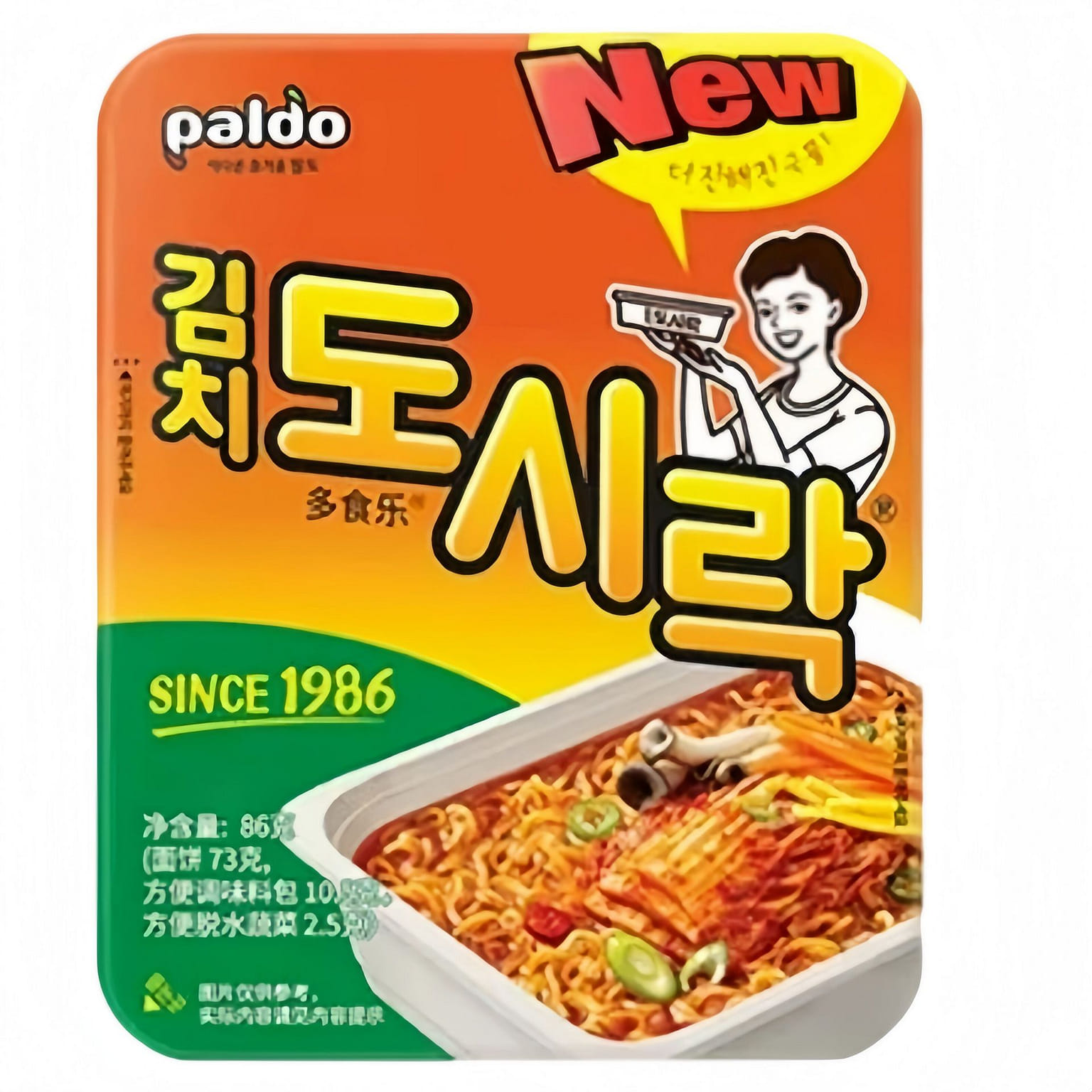 Korean imported Pald instant noodles with 8-flavou 86 g