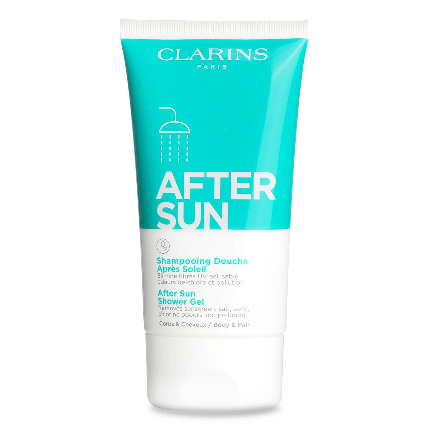 Clarins After Sun Shower Gel - for body and hair 150 밀리리터