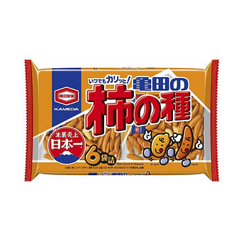 亀田の柿の種袋詰 6包入 180g - Weee!