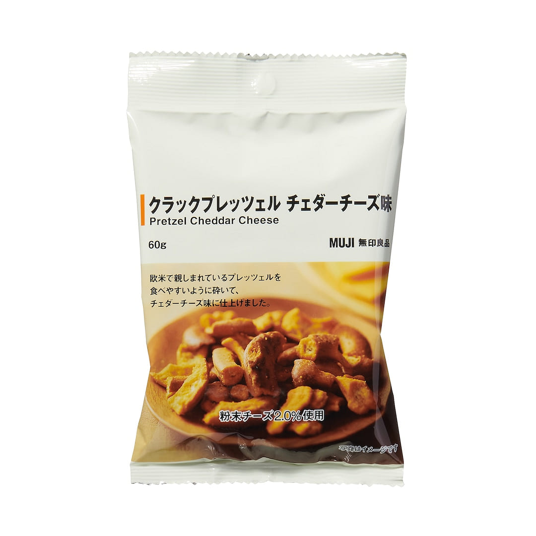 MUJI无印良品 脆扭结饼 切达奶酪味 60g 1 份