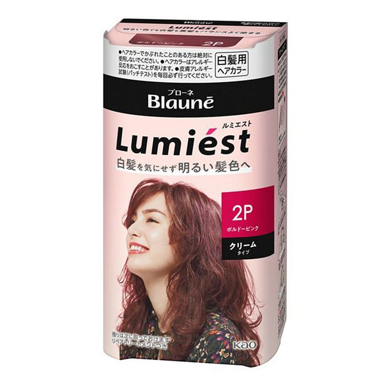 Kao Blaune Lumiest Hair Color 2P Bordeaux Pink108g 1 개