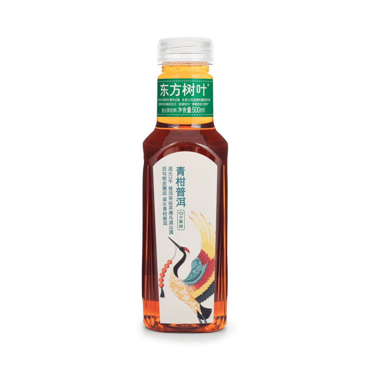 Oriental Leaf Green Mandarin Pu'er Tea 500ml 1 bottle