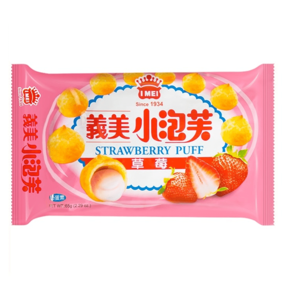 Strawberry Puff 65g 1 ส่วน