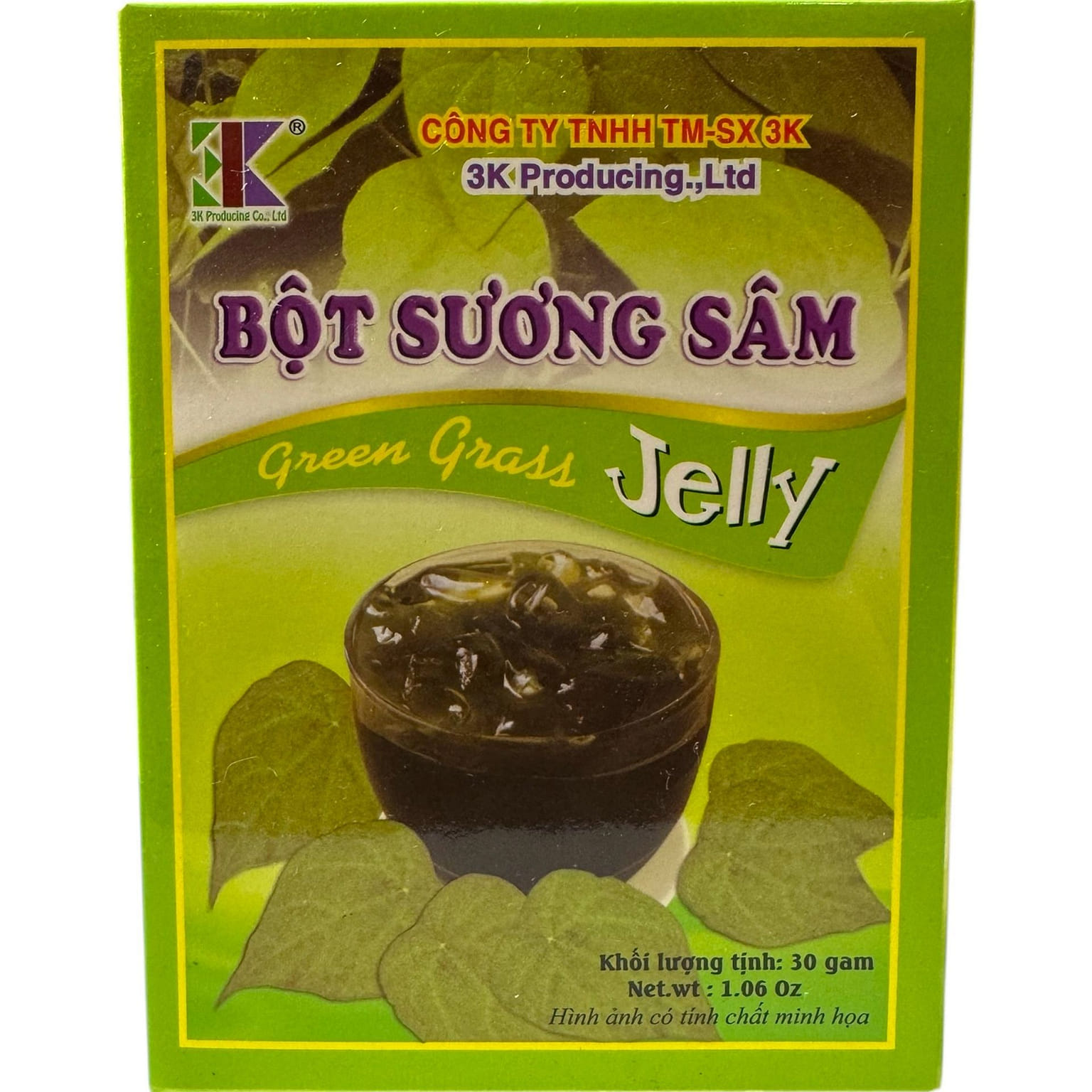 Green Grass Jelly Powder Mix 30 グラム