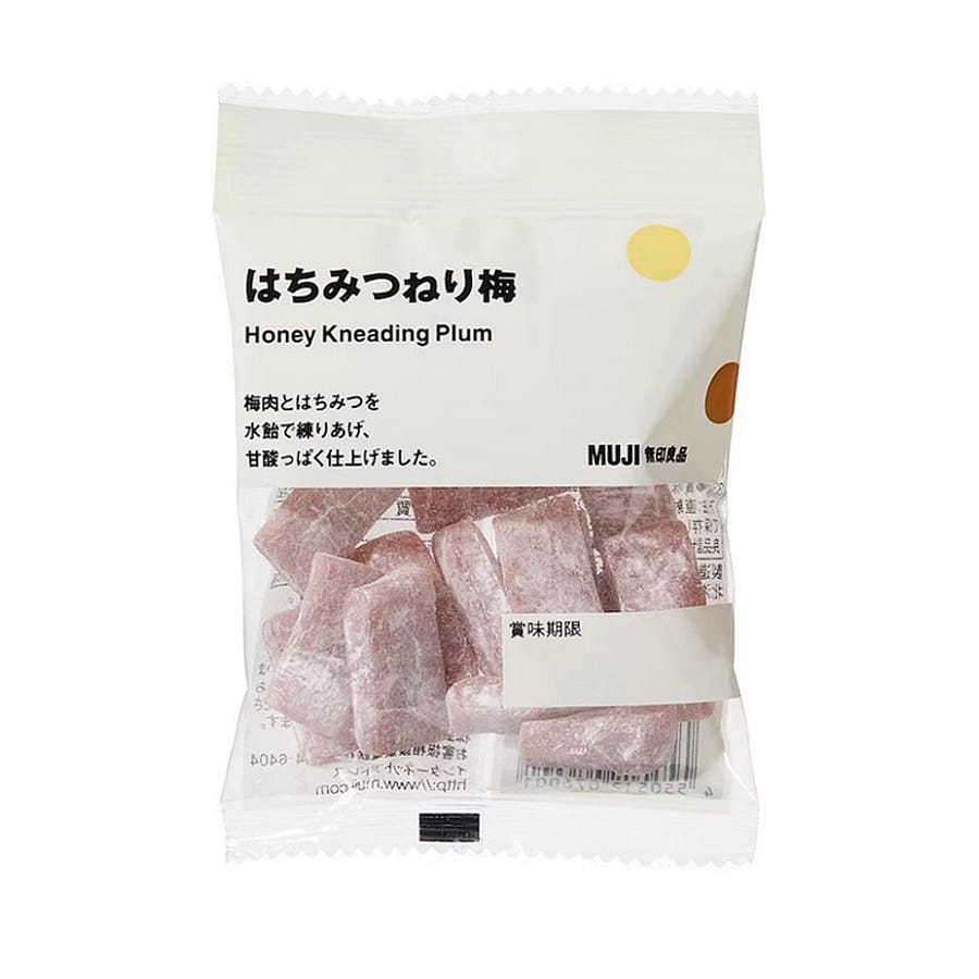 日本 MUJI 無印良品 梅子軟糖 蜂蜜味 酸梅小零食 33 克