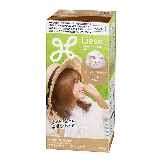 Kao Liese Foam Hair Dye Milk Tea Brown 1 개