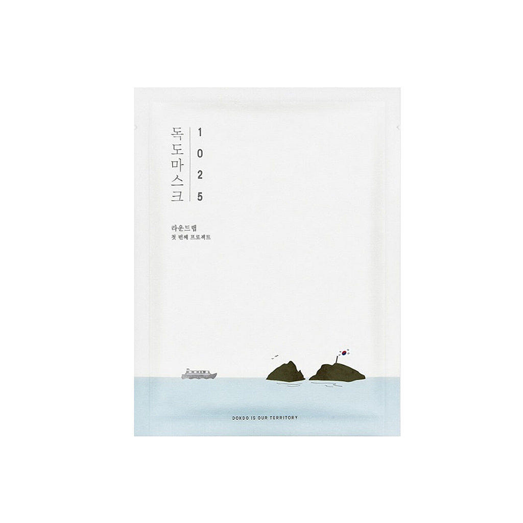 Round Lab 1025 Dokdo Hydrating Water Gel Mask Sheet - 1 Box of 10 Sheets 30 밀리리터