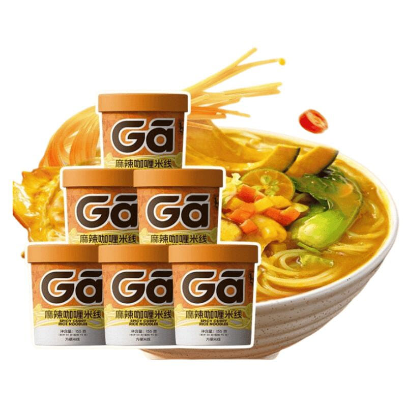 食族人  麻辣酸汤咖喱米线   155g*1桶 155 克