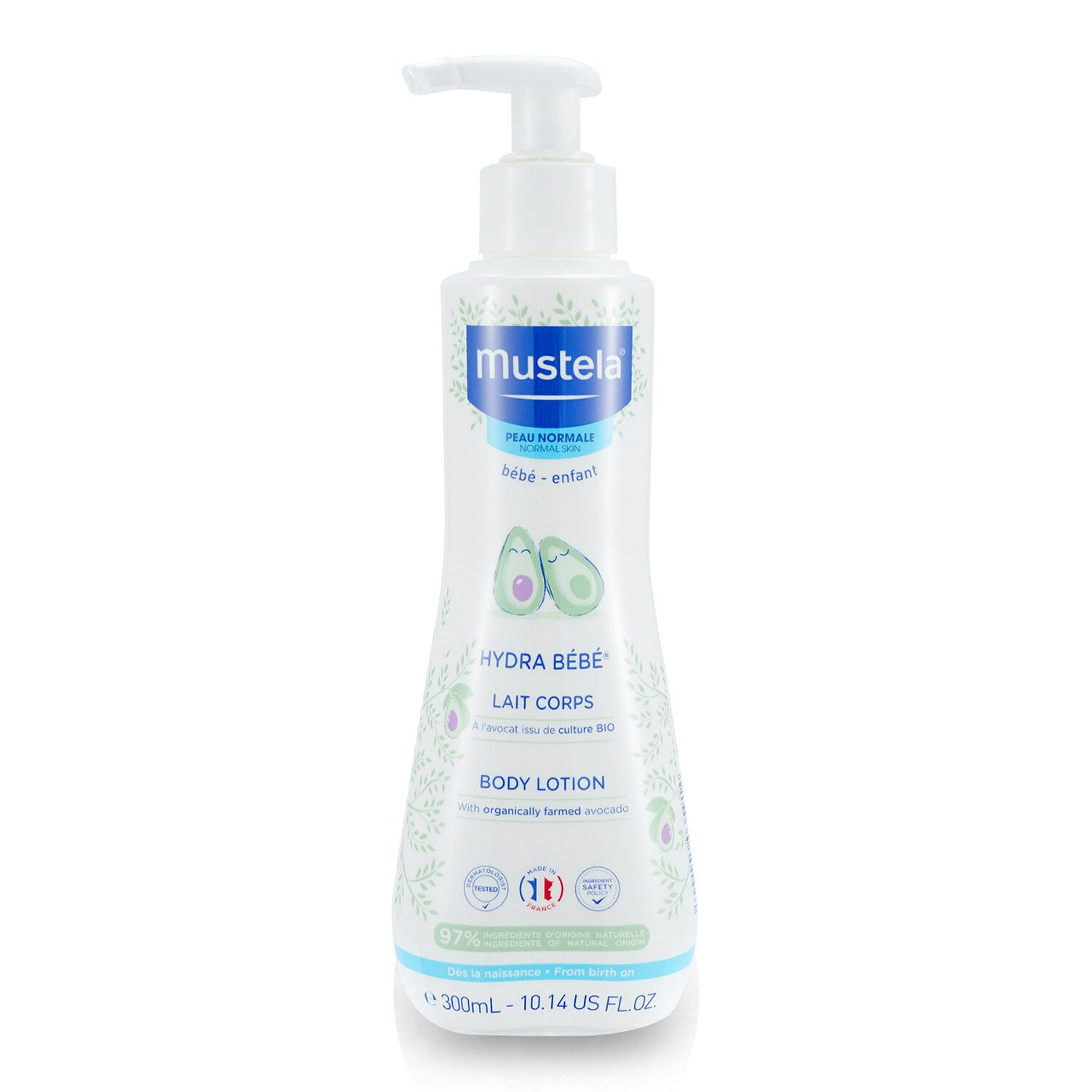 Mustela Hydra-Bebe Body Lotion With Organic Avocado - Normal Skin 300ml/10.14oz 300 밀리리터