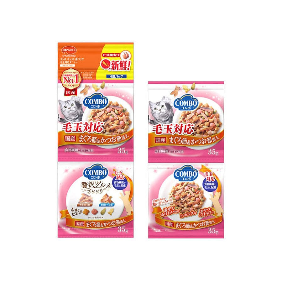 Cat Snacks Dealing With Pilling 4 pack 35g*4 140 그램