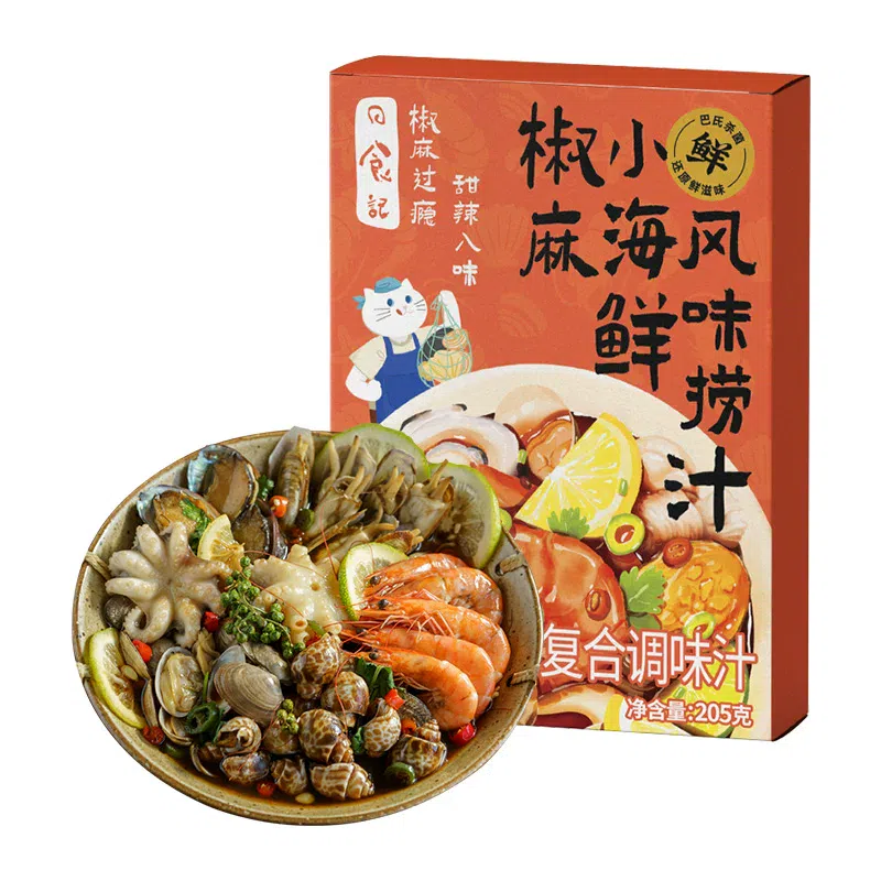 Rishiji Seafood Cold Salad Dip Seasoning 205g*1Box 205 g