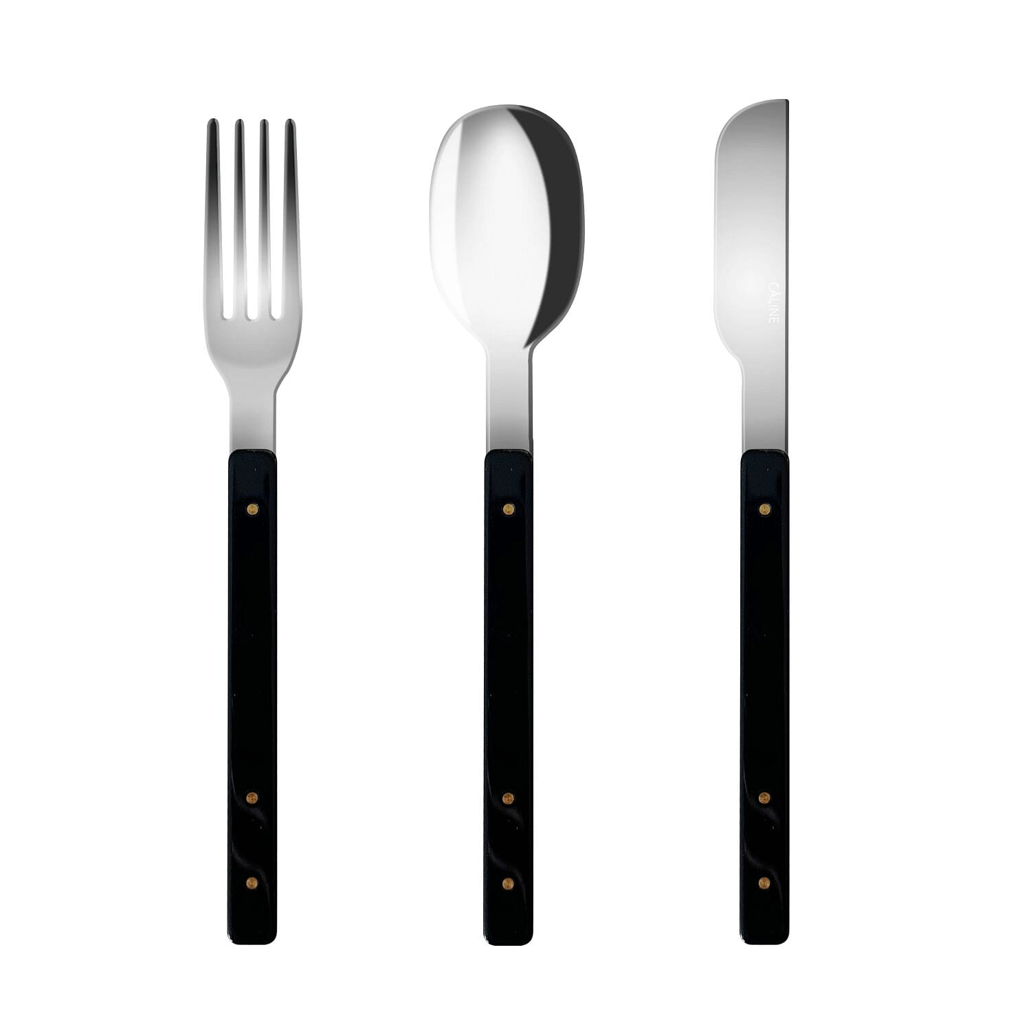 깔린느 커트러리 세트 - Black / Dinner 1 개
