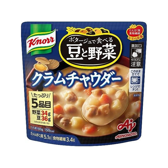 Knorr Beans Vegetables Clam Chowder 180g 1 each