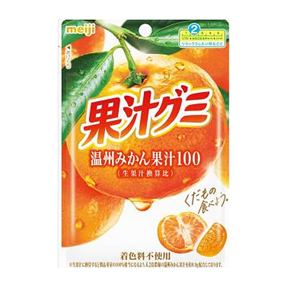 weee_snack_Meiji 100% Fruit Gummy - Mandarin Orange 54 g