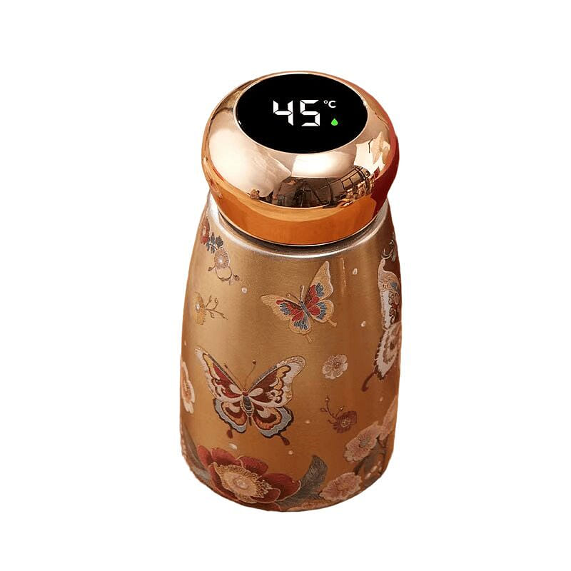 230ml保温杯316L内胆智能显温保冷便携蝴蝶 1 个