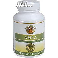 Amla - Natural Vitamin C (Sandhu's Ayurveda) - 60 Capsules 60 อัน