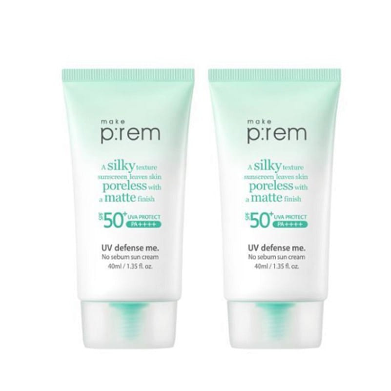 【1+1策划】Make Prem UV Defense Me 无皮脂防晒霜 40ml+40ml 1 盒