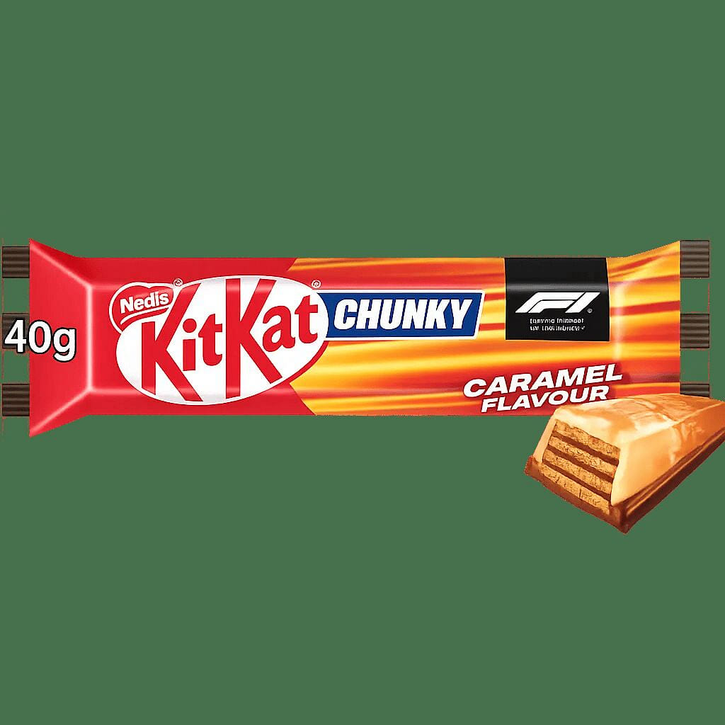 KitKat Chunky Caramel Chocolate Wafer Bar 40g (UK) 1 each