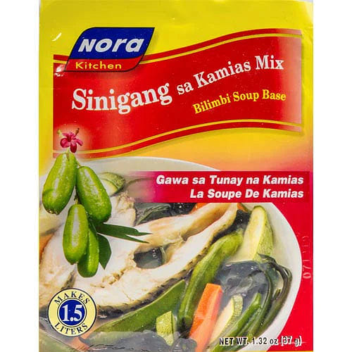 Nora Kitchen Sinigang Sa Kamias Mix (Bilimbi Soup Base) 1.32oz 1 ส่วน