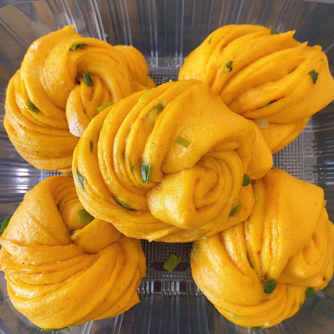 盈盈家有机南瓜宝宝花卷 5 个