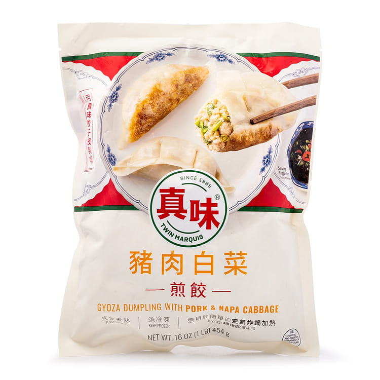 ぎょーざ Twin Marquis 豚肉白菜焼き餃子 冷凍 - Weee!