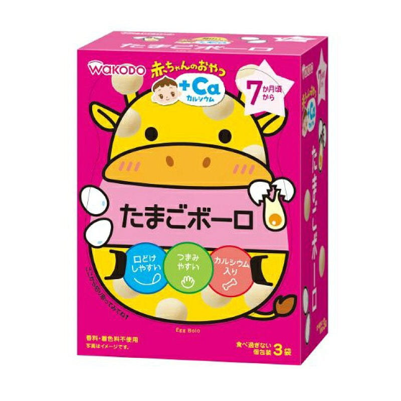 WAKODO Teething snacks for 7-month-old 15gx3 bags 1 ส่วน