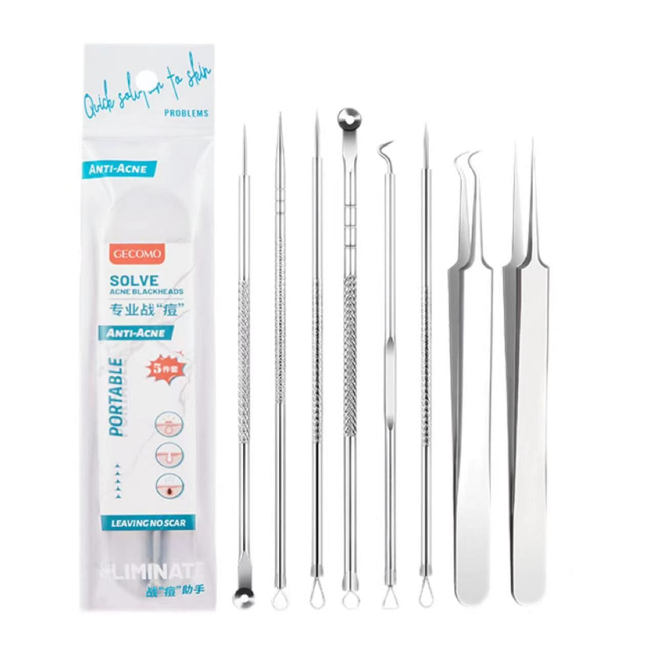 Blackhead Removal Kit Pimple Extractor Set 1 each